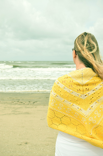 History of Bees shawl