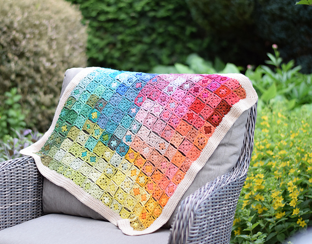 Watercolor Granny Blanket