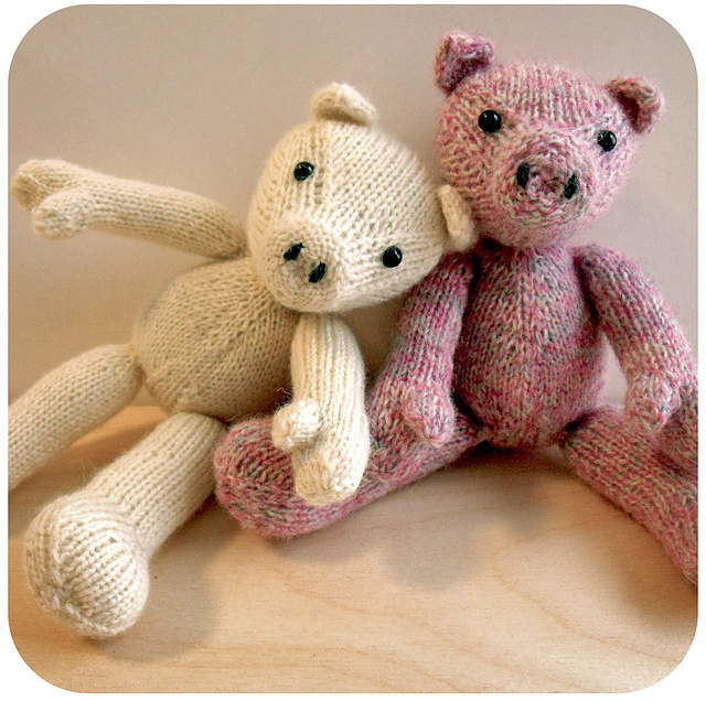 Little Pig Knitted Toy Pattern