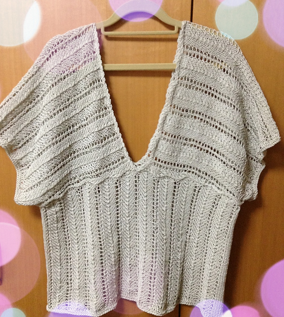 N. V-necked sweater