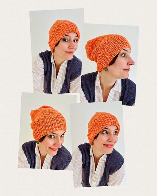 Hot Tangerine Beanie