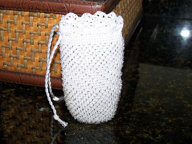 Crocheted Beaded Bag