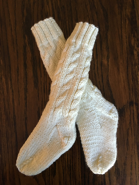 Cable Knit Knee-High for Baby