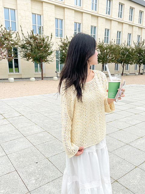 Cotton Cream Mori Sweater