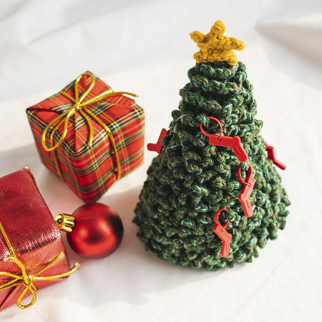 Lambs Wool Mini Christmas Tree