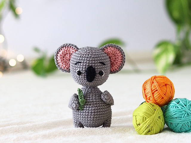 Crochet amigurumi koala