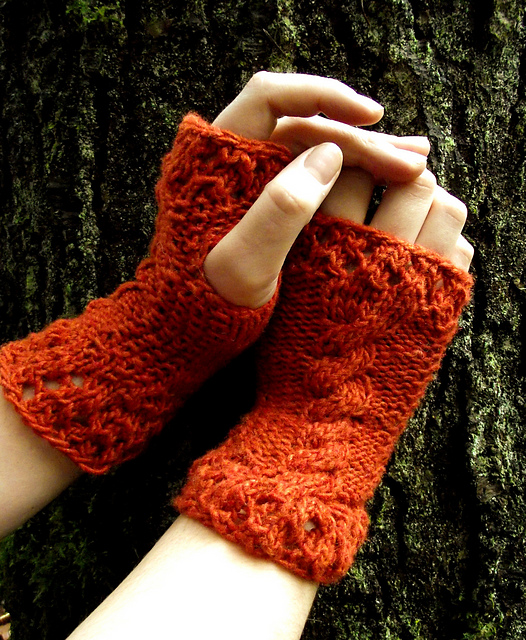 Fingerless Gloves for Aunties and other Proper Ladies