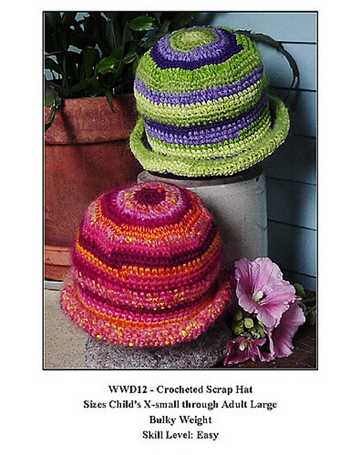Bulky Crochet Scrap Hat