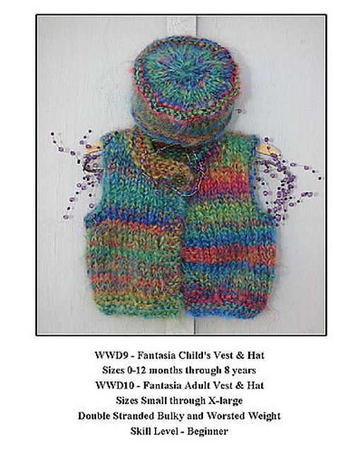 Child's Fantasia Vest and Hat