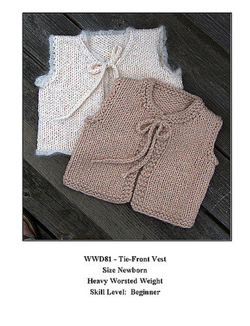 Tie Front Vests