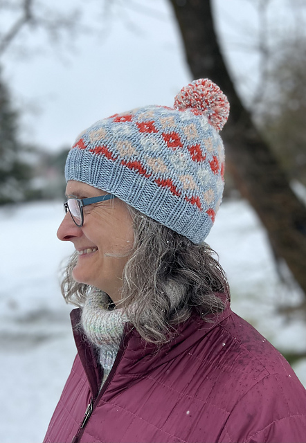 Loopy Diamonds Beanie