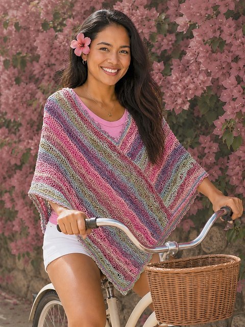 Another Wavelength Knitted Poncho