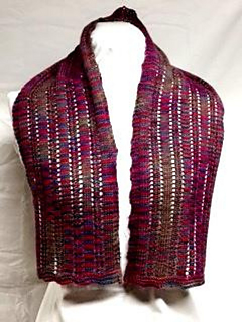 Lace & Rib Scarf