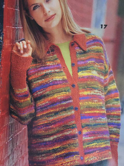 #17 Striped Cardi with Cuffs