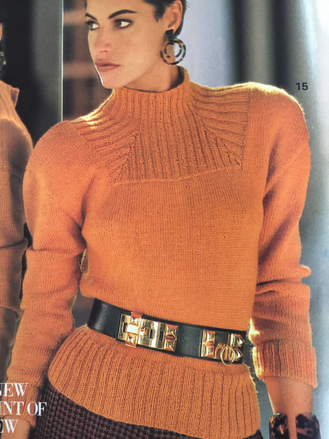 #15 Rib yoke pullover