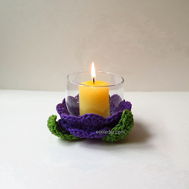 Flower Votive Candle Holder
