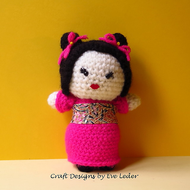 Amigurumi Japanese Maiden