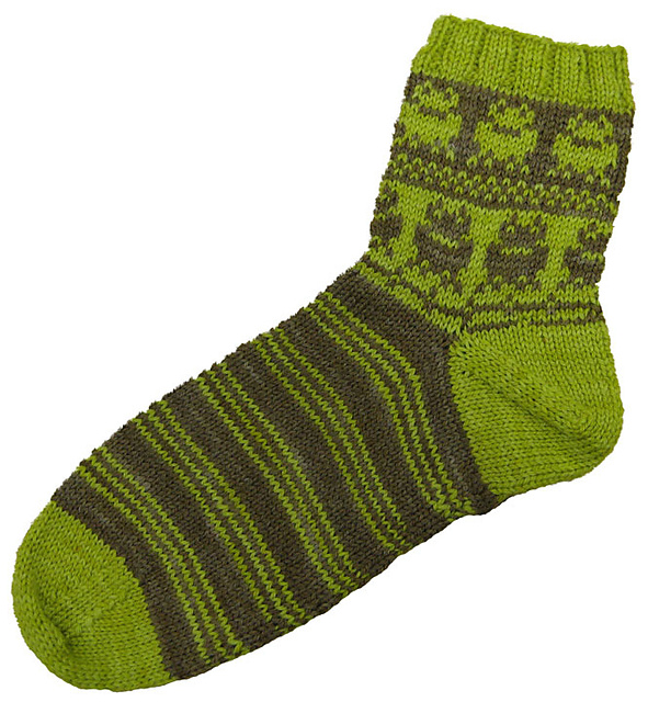 Toadally Froggy Sock