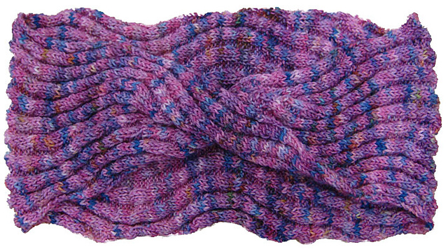 Rippled Rainbow Mobius Cowl