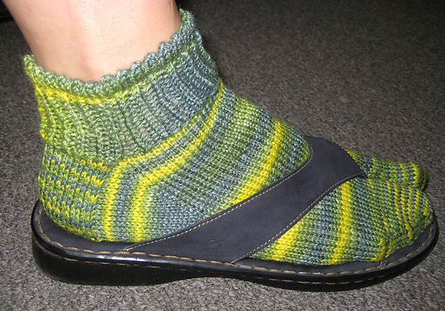 Dandelion Daze Flip Flop Sock