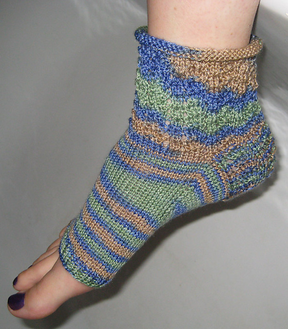 Mermaid's Wake Pedicure Sock