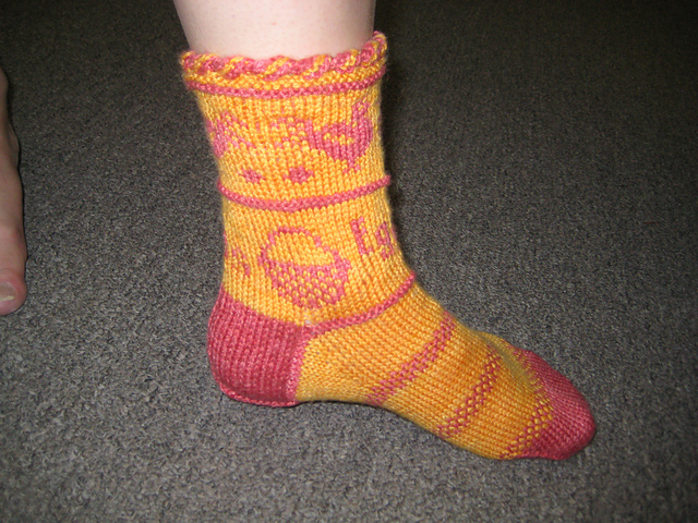 Sunnyside Up Socks
