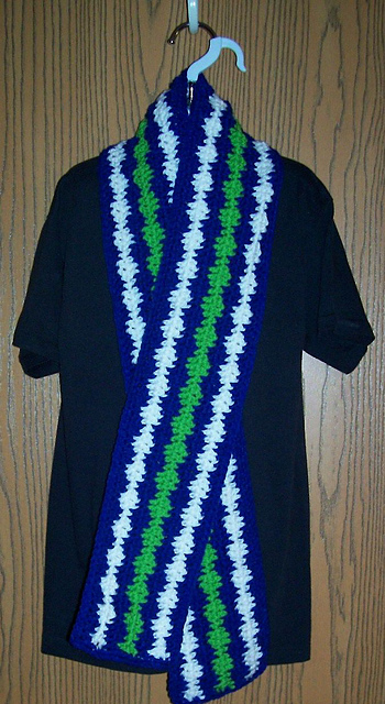 Bubble Stripe Scarf