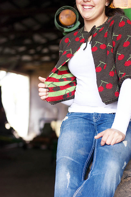 Wild Cherry Cardi