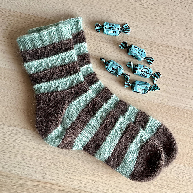 Mintchoklad Socks