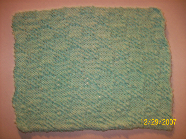 Gingham Reversible Dishcloth Pattern