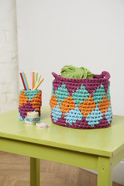 Moroccan Yarn Basket