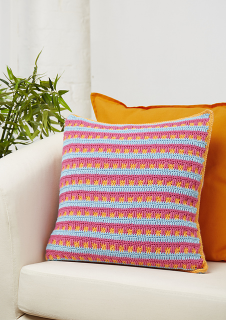 Vibrant Tiles Cushion