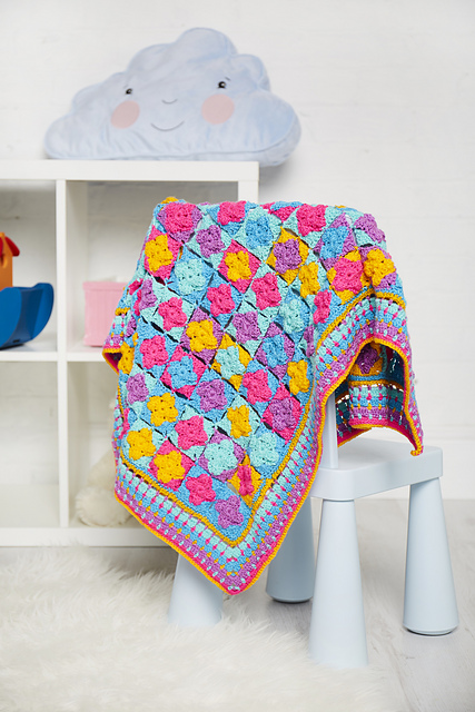 Moroccan Motif Baby Blanket