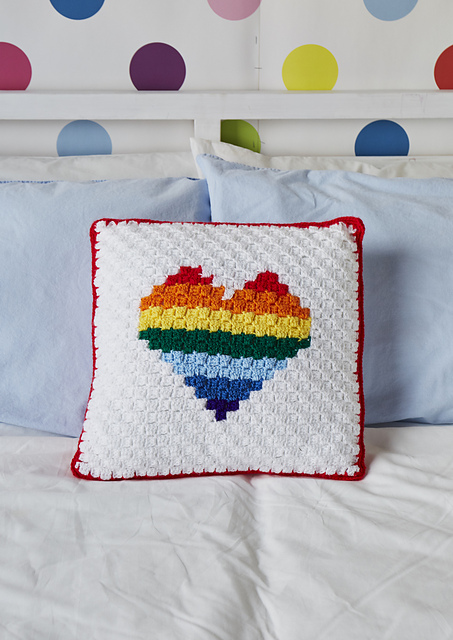 Rainbow Love Cushion
