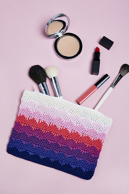 Colour-fade Cosmetic Bag