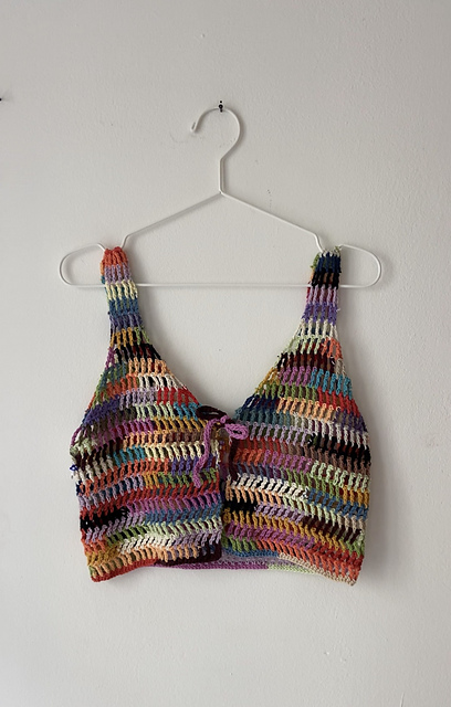RAINBOW Crochet Top