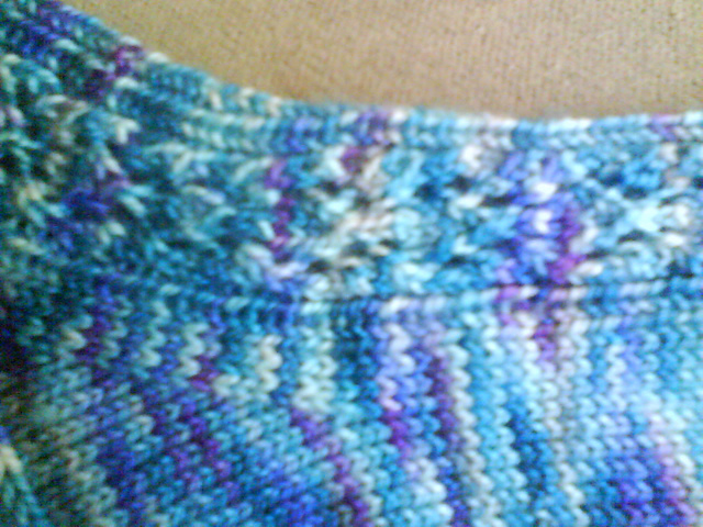 Diamond and Ribs Sock