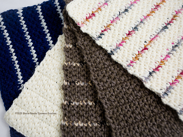 Linen Stripes Dishcloth