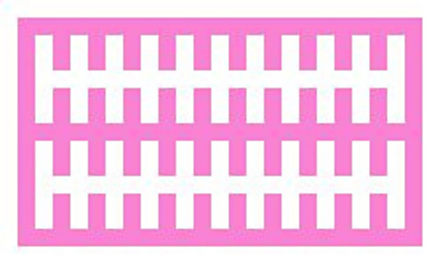 Mosaic Crochet Rectangle Coaster 14