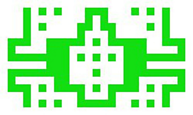 Mosaic Crochet Rectangle Coaster 25