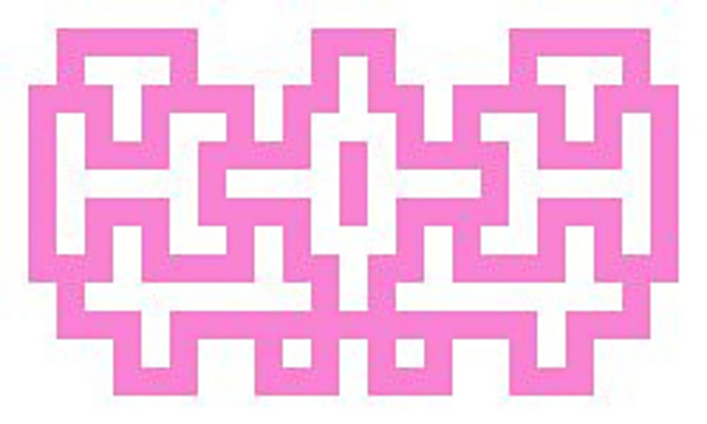 Mosaic Crochet Rectangle Coaster 35