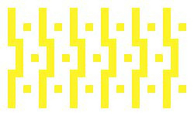 Mosaic Crochet Rectangle Coaster 38