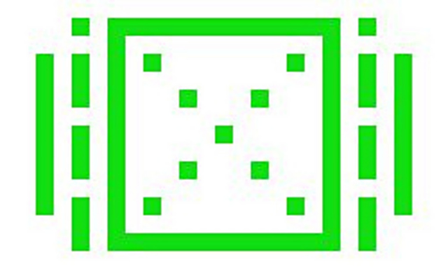 Mosaic Crochet Rectangle Coaster 39