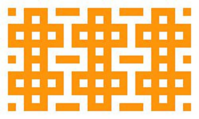 Mosaic Crochet Rectangle Coaster 44