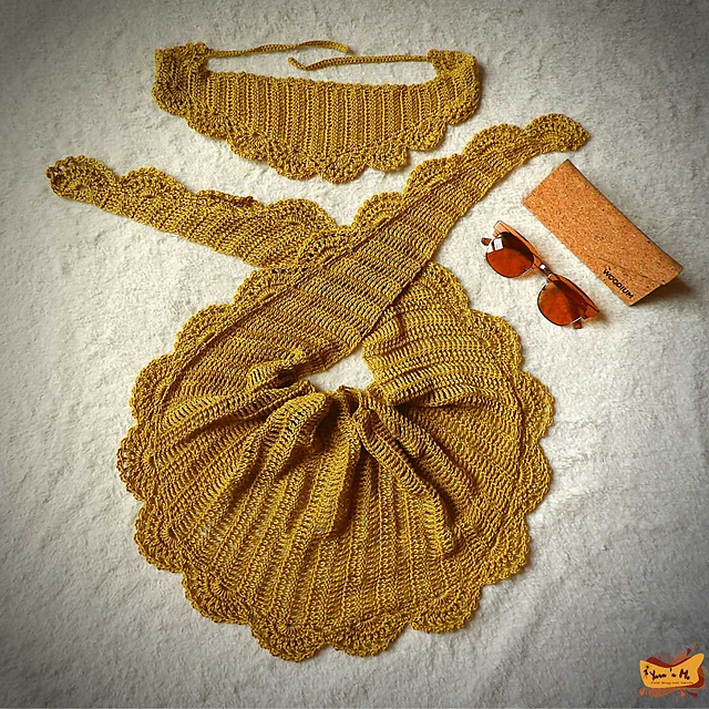 Wanderlust Shawlette and Headscarf