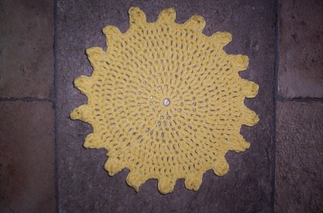 Sandy's Sunshine Dishcloth