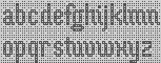 Mosaic Alphabet