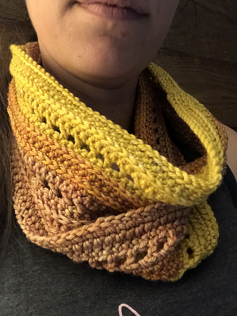 Melting Marigold Cowl