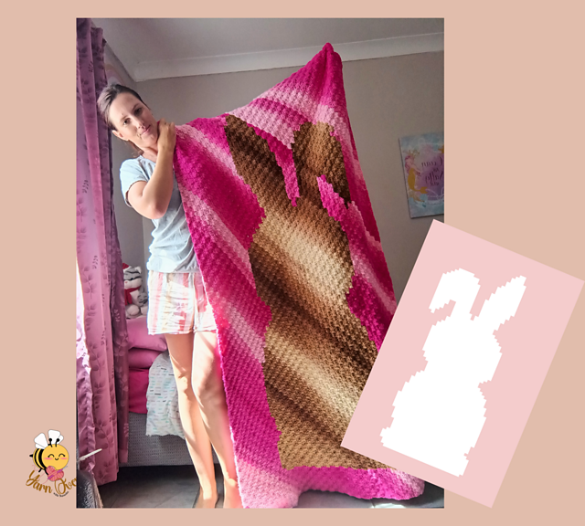 Happy Hoppy Bunny afghan