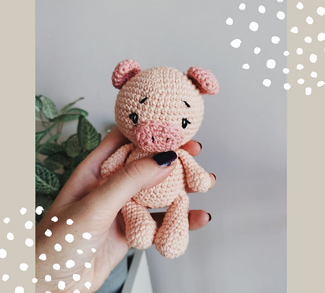 little piglet amigurumi